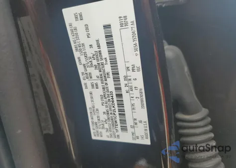 2020 Ford F150 Supercrew из США, поврежденный, VIN 1FTEW1CP2LKD64433